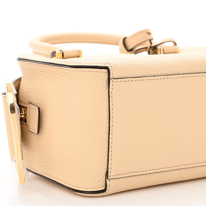 Delvaux Taurillon Soft Mini Cool Box Satchel Dune 7 of 8