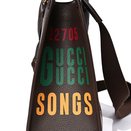 Gucci Textured Dollar Calfskin Gucci 100 Small Tote Bag New Acero Multicolor 11 of 13