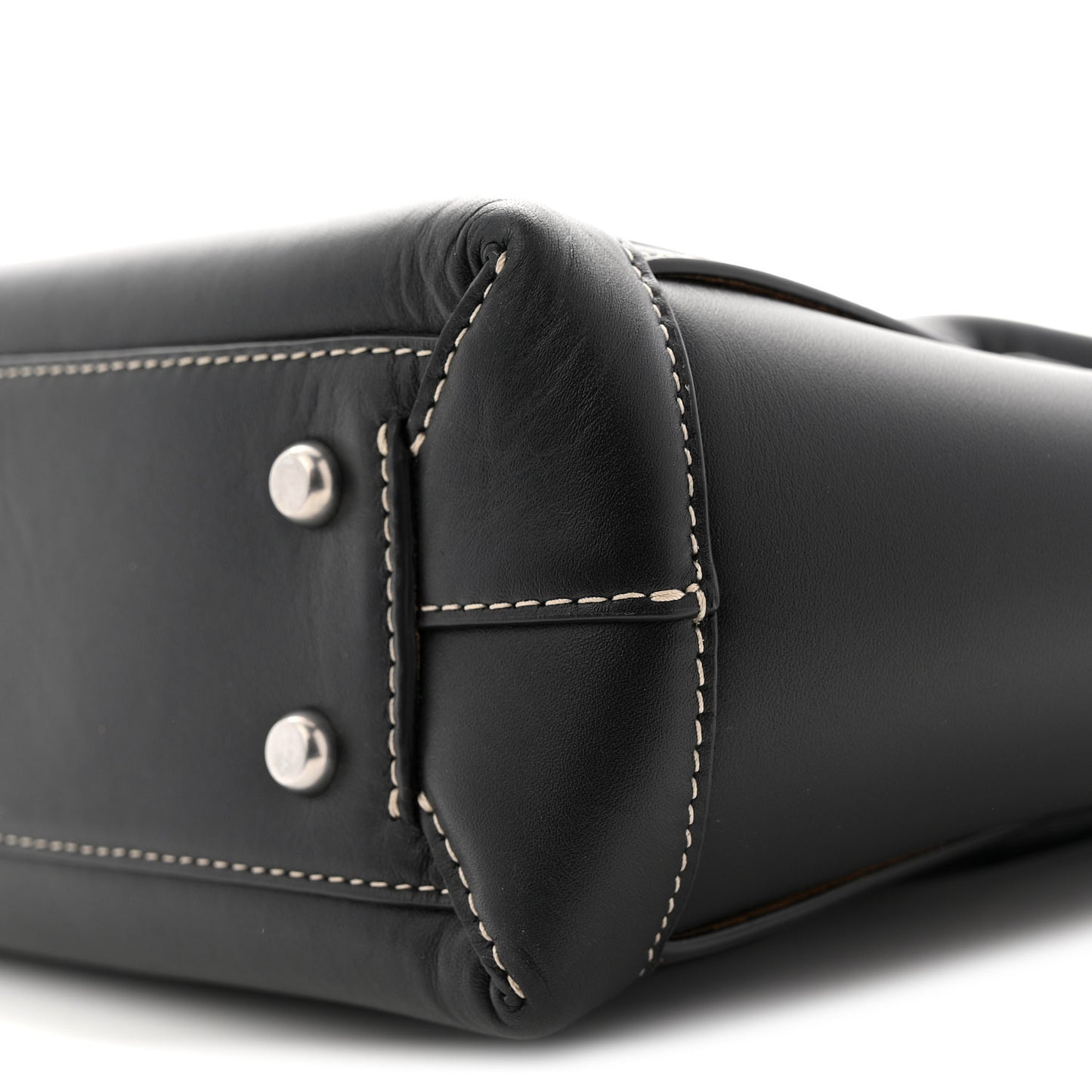 French Calfskin Maxi Intrecciato Arco 33 Black