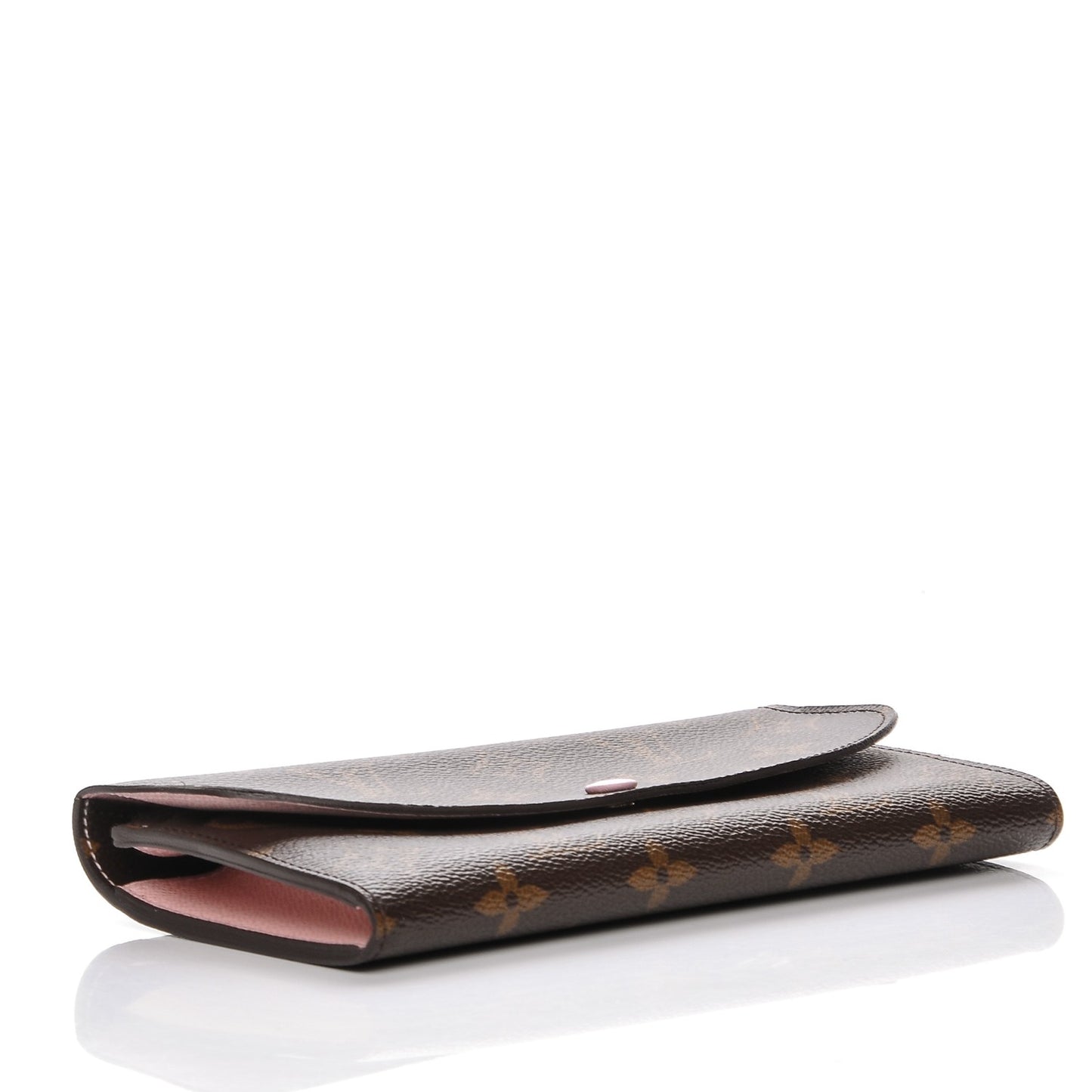 Monogram Emilie Wallet Rose Ballerine