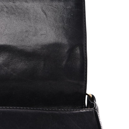 Chanel Lambskin Quilted CC Chocolate Bar Flap Black 16 of 16