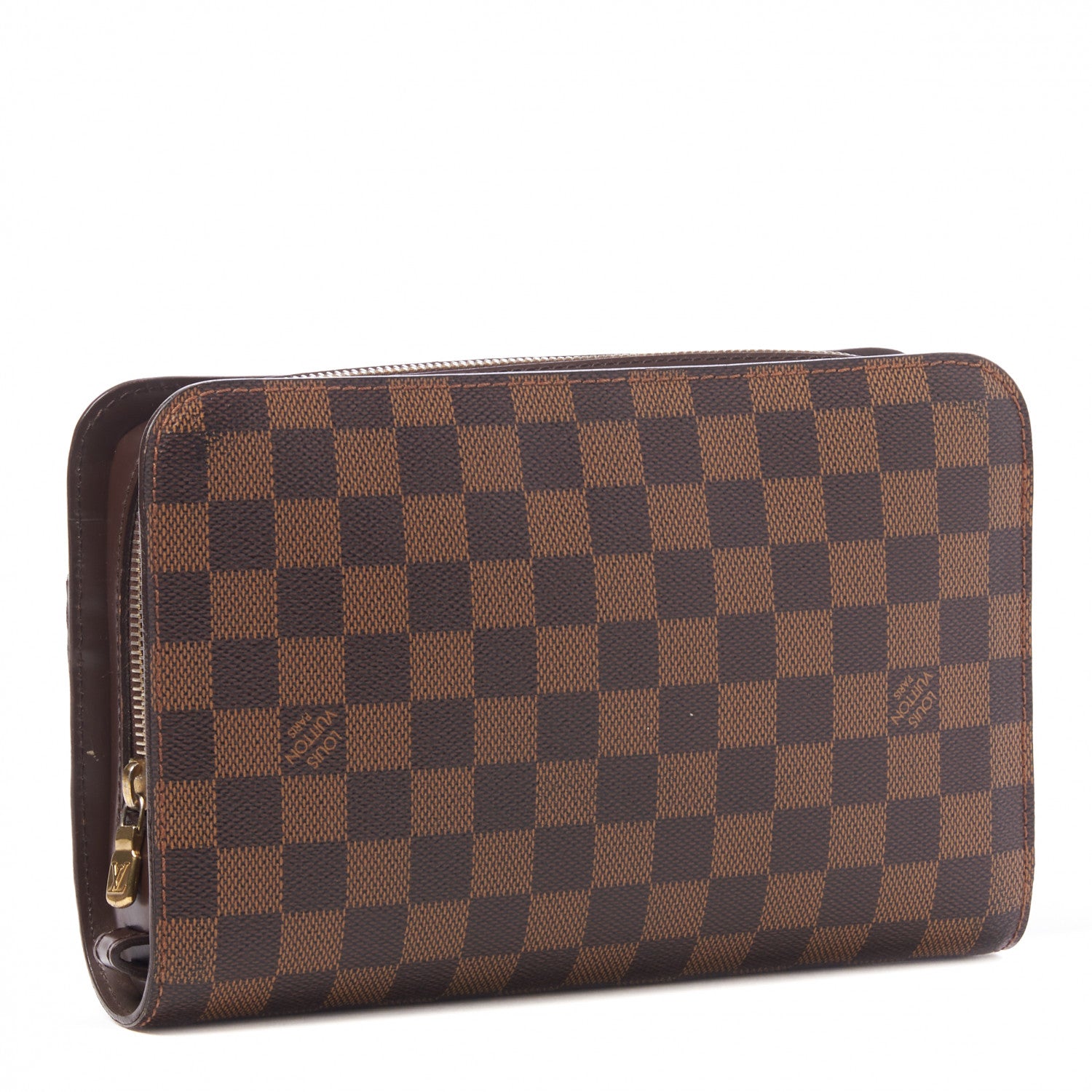 Louis Vuitton Damier Ebene Pochette Saint Louis Clutch 2 of 7