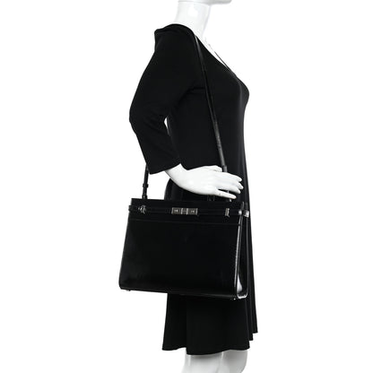 Saint Laurent Patent Small Manhattan Shopper Tote Black 2 of 10