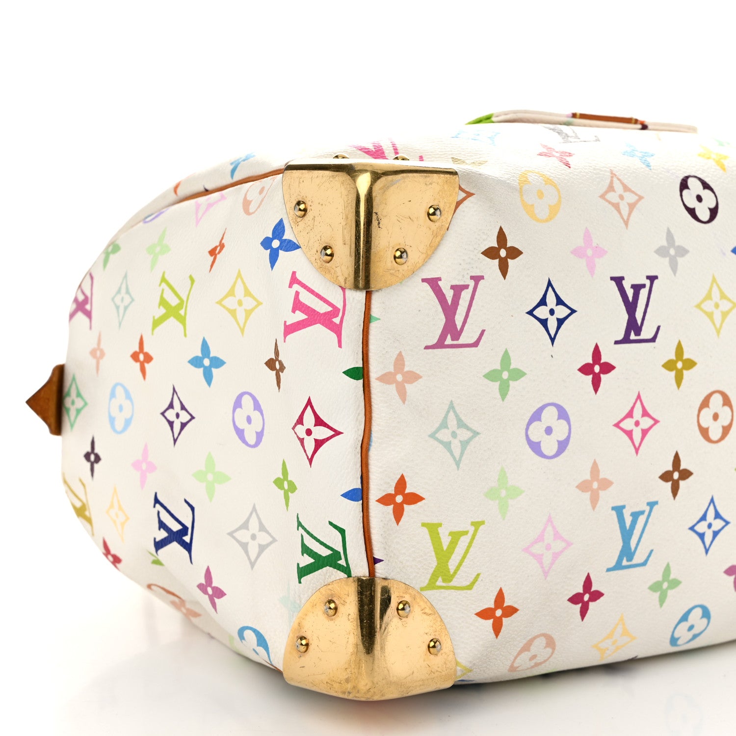 Louis Vuitton Monogram Multicolor Speedy 30 White 7 of 9