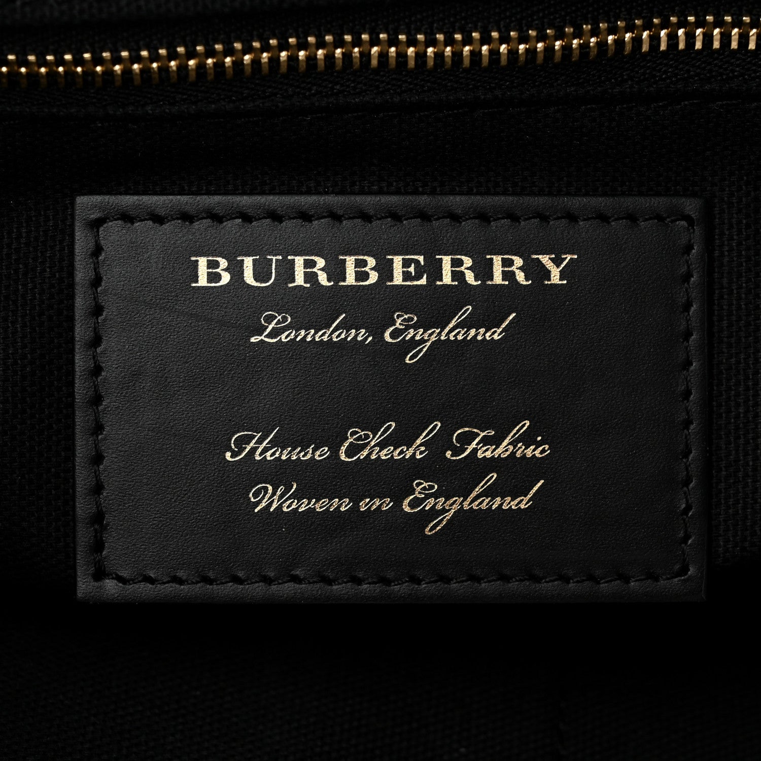 Burberry Grainy Calfskin House Check Small Canterbury Black 6 of 12