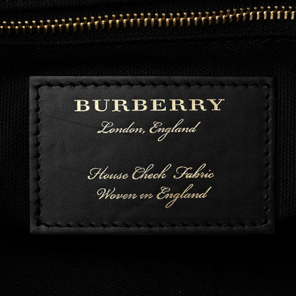 Burberry Grainy Calfskin House Check Small Canterbury Black 6 of 12