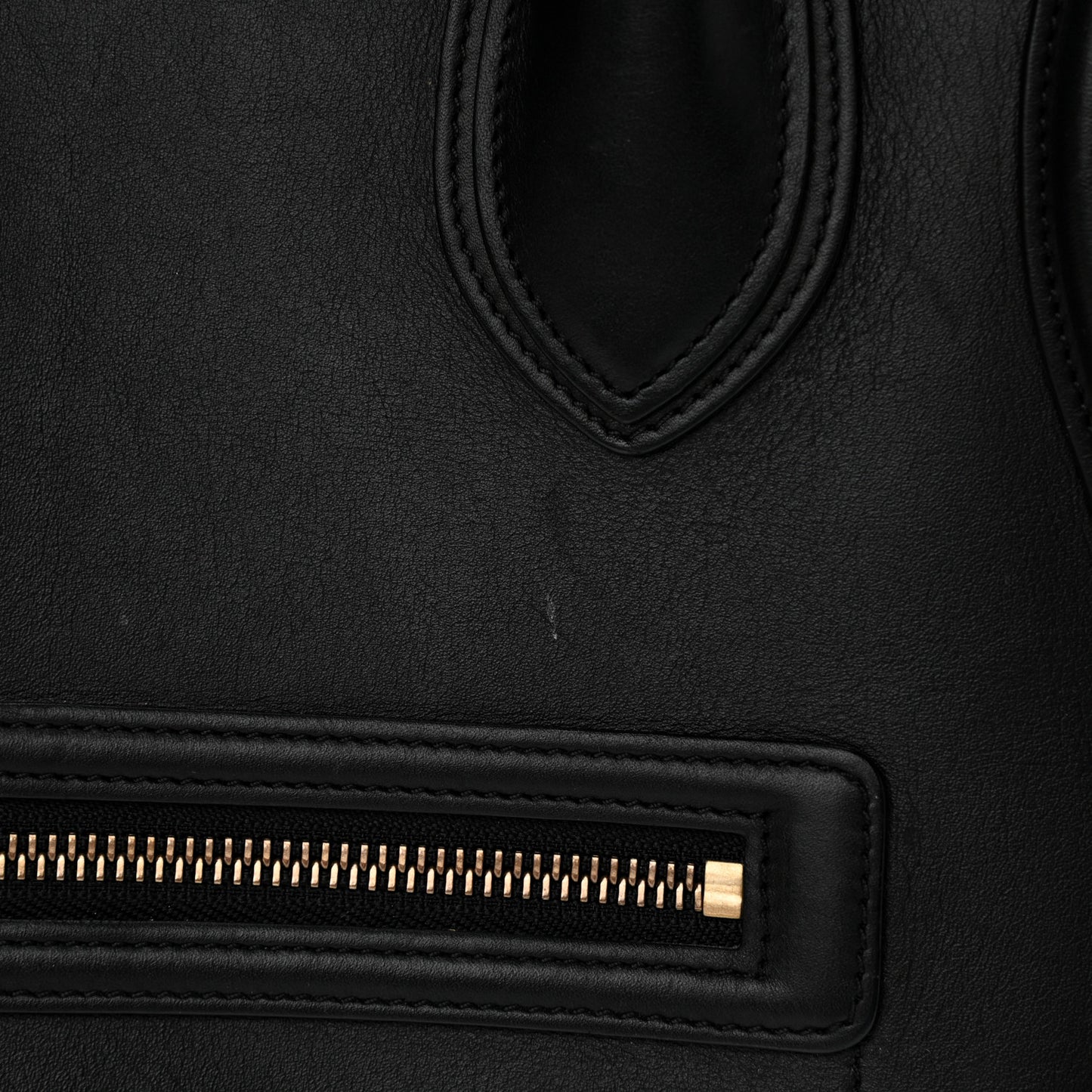 Smooth Calfskin Mini Luggage Black