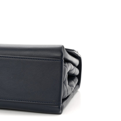 Chanel Calfskin Small Tramezzo Flap Navy 10 of 11