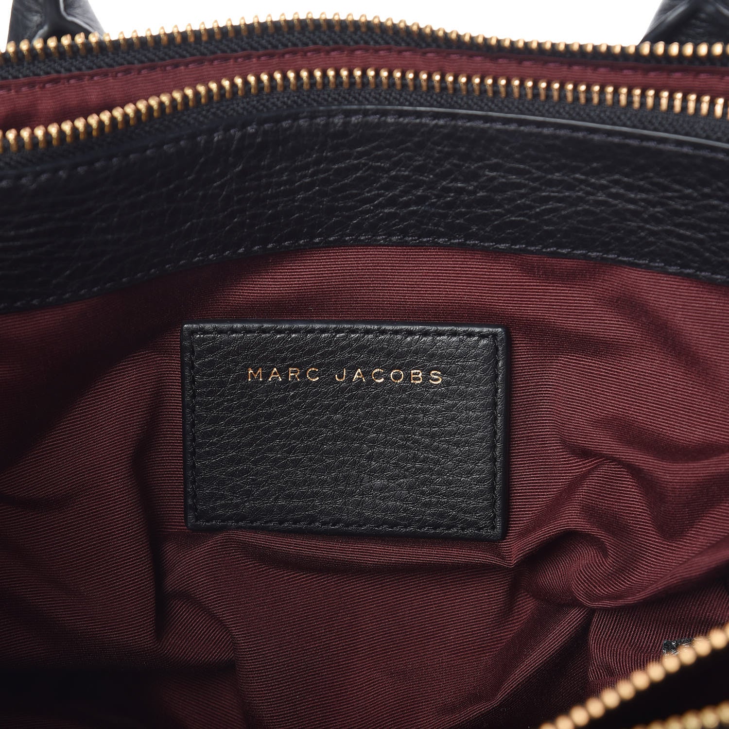 Marc Jacobs Textured Calfskin Medium Incognito Satchel Black 8 of 11
