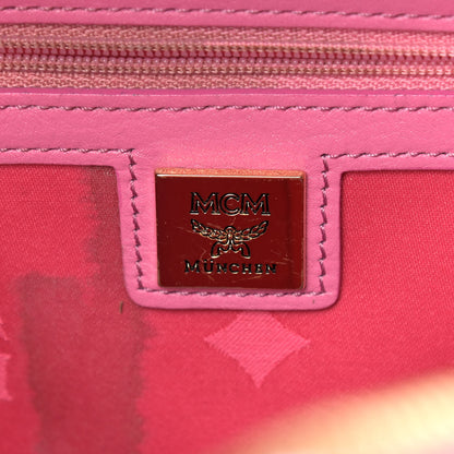 MCM Visetos Small Studded Stark Backpack Pink 5 of 12