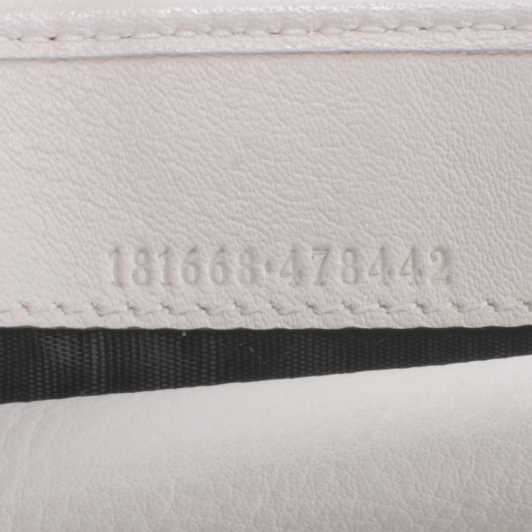 Gucci Guccissima Ladies Web Long Wallet Off White 6 of 8