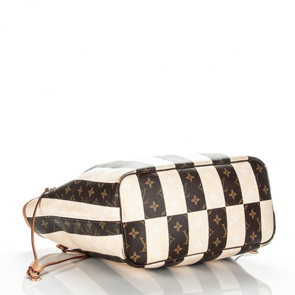 Louis Vuitton Monogram Rayures Neverfull MM 4 of 11