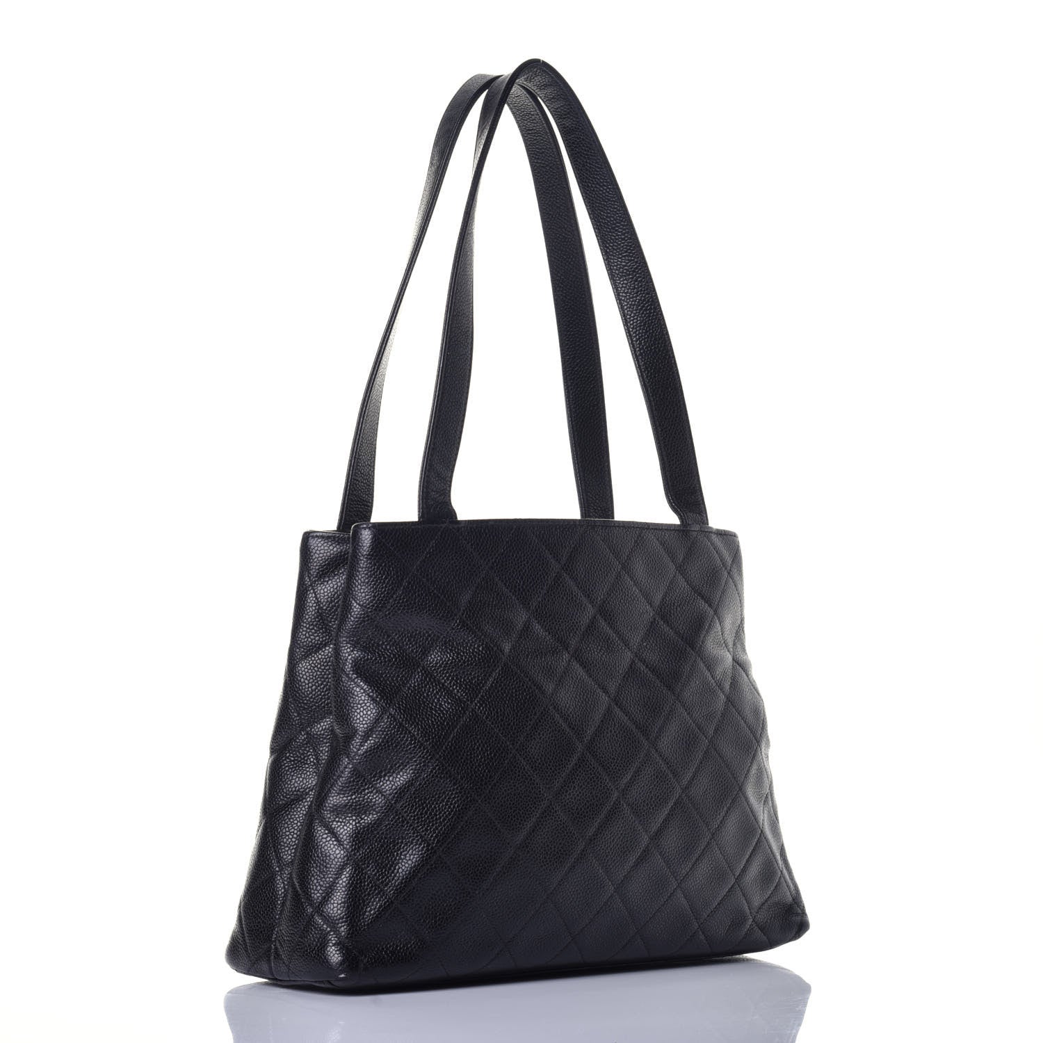 Chanel Caviar Quilted Shoulder Bag Black 3 of 8