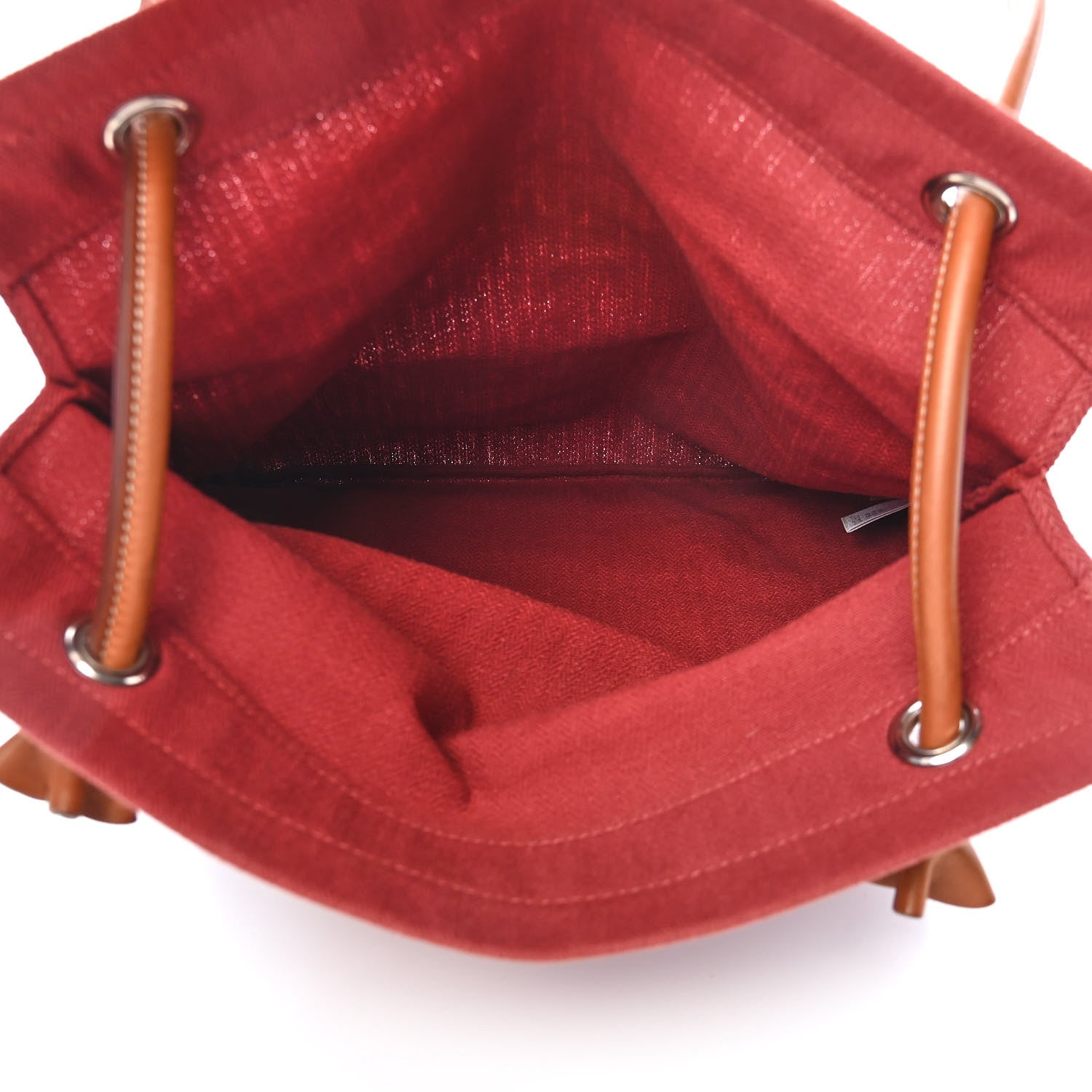 Hermes Canvas Swift Aline Grooming Bag Rouge H Gold 4 of 8