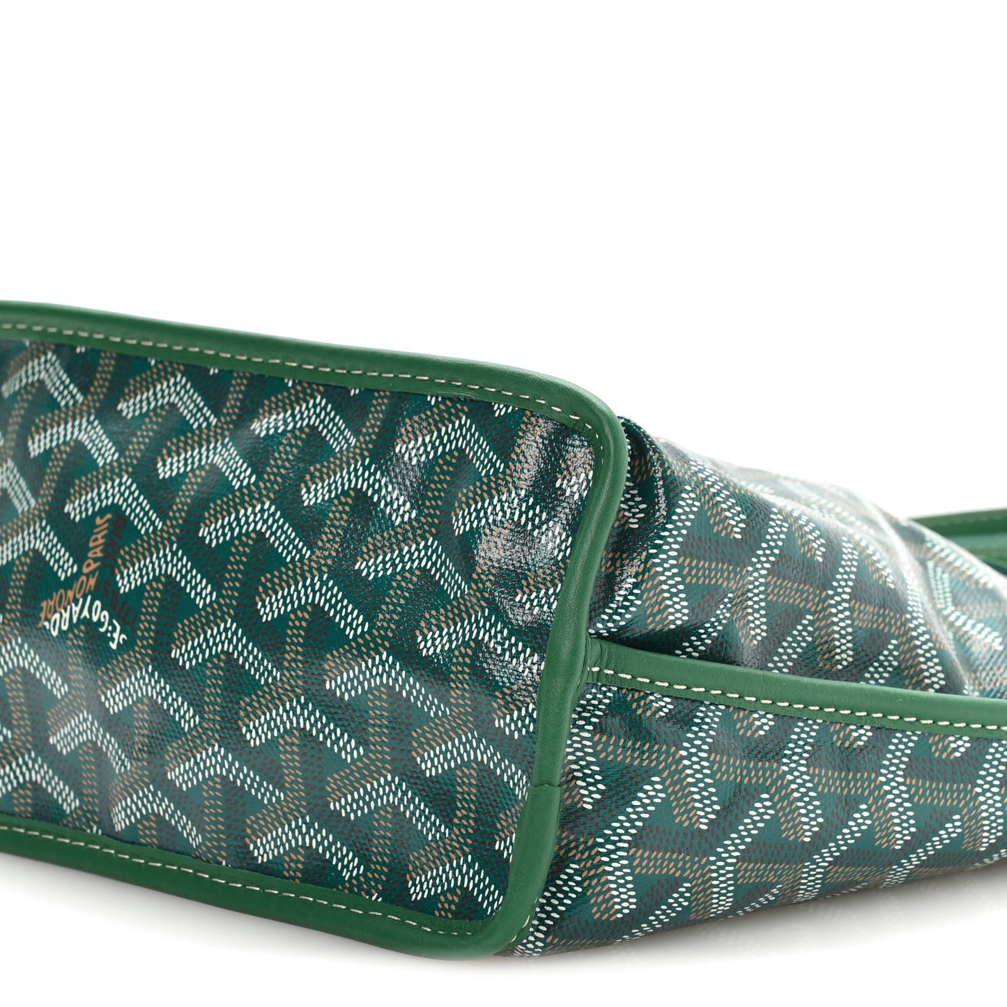 Goyardine Reversible Mini Anjou Green