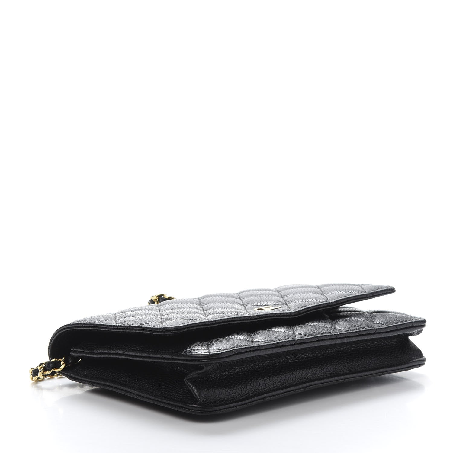 Chanel Caviar Quilted Wallet On Chain WOC Black 4 of 12