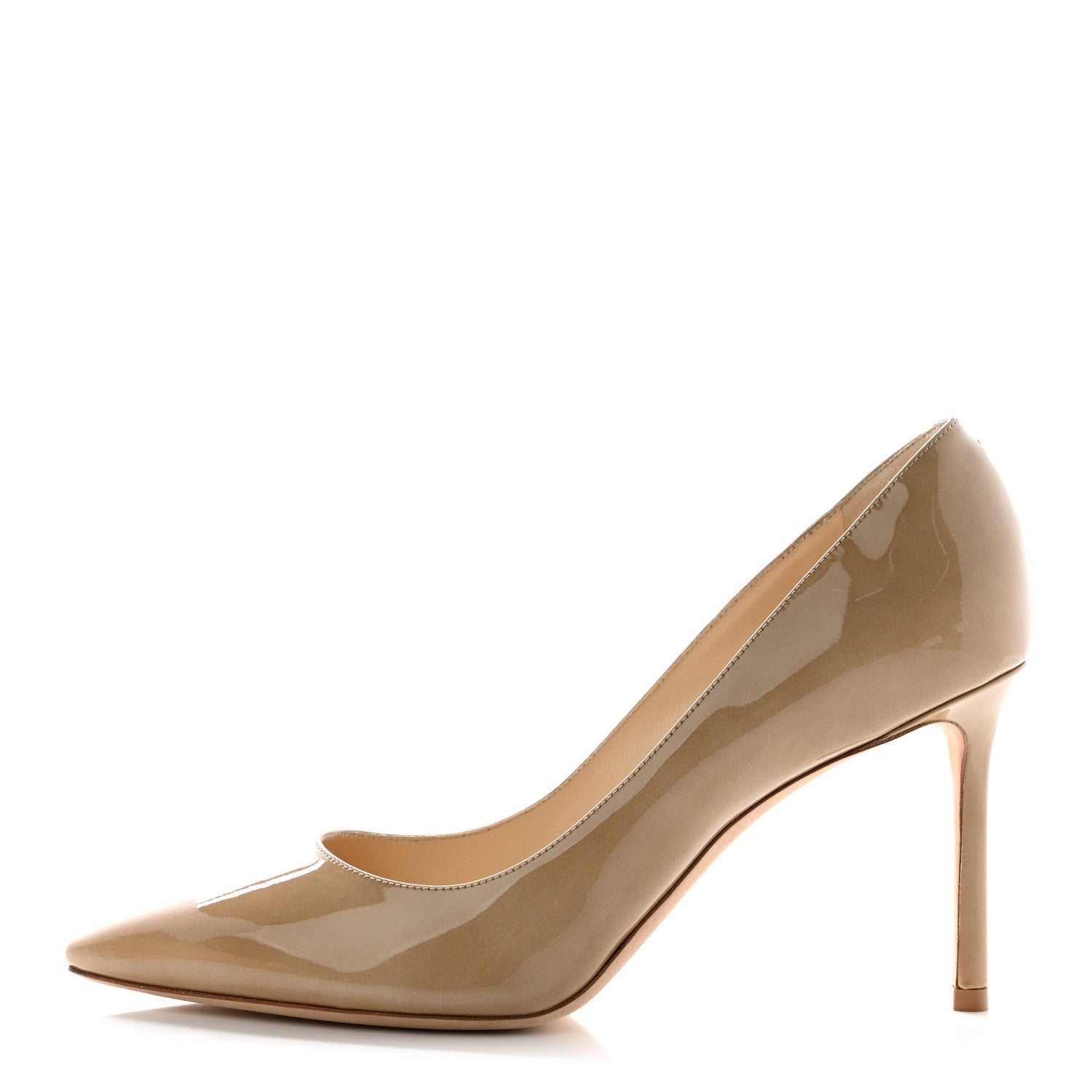 Jimmy Choo Patent Romy 85 Pumps 39.5 Nude 1 of 11