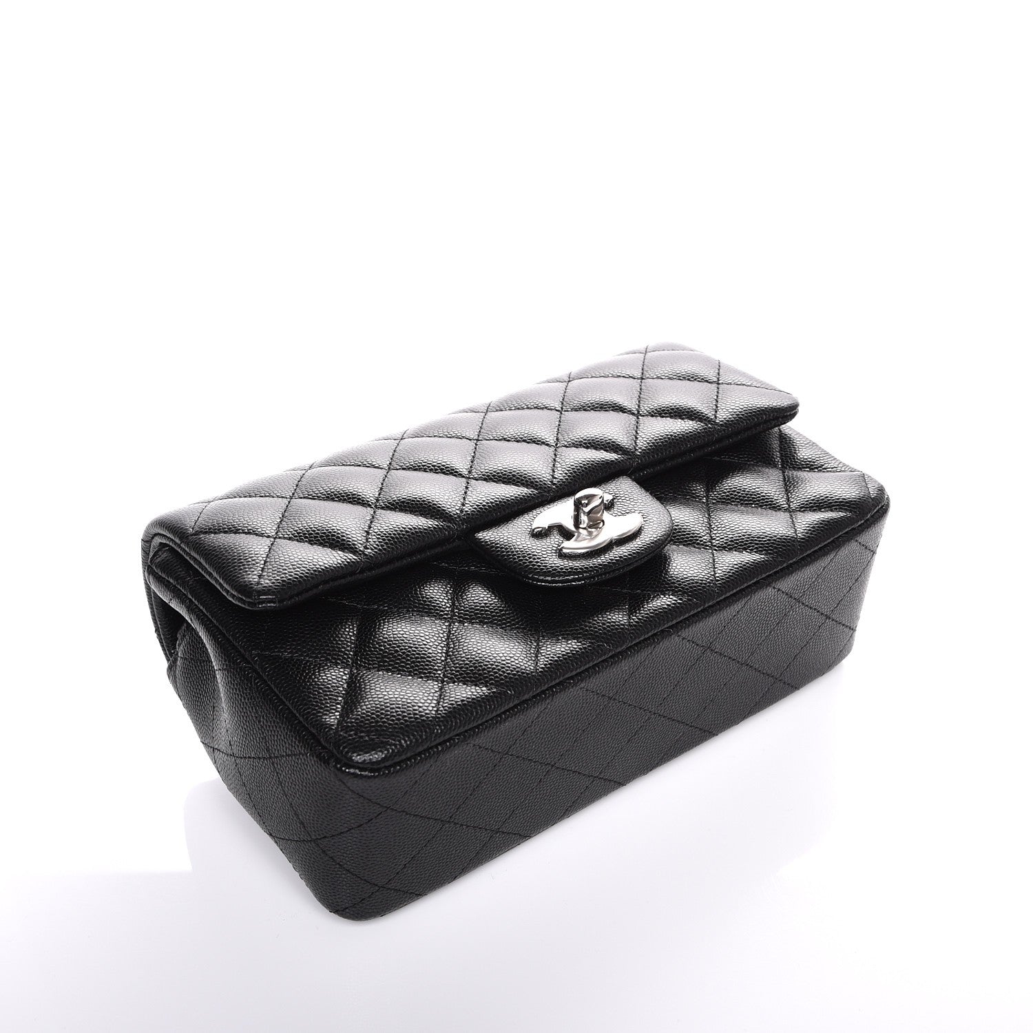 Chanel Caviar Quilted Mini Rectangular Flap Black 4 of 7