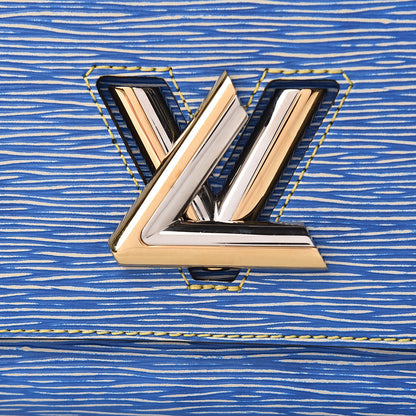 Louis Vuitton Epi Twist Shoulder Bag MM Denim Light 7 of 10