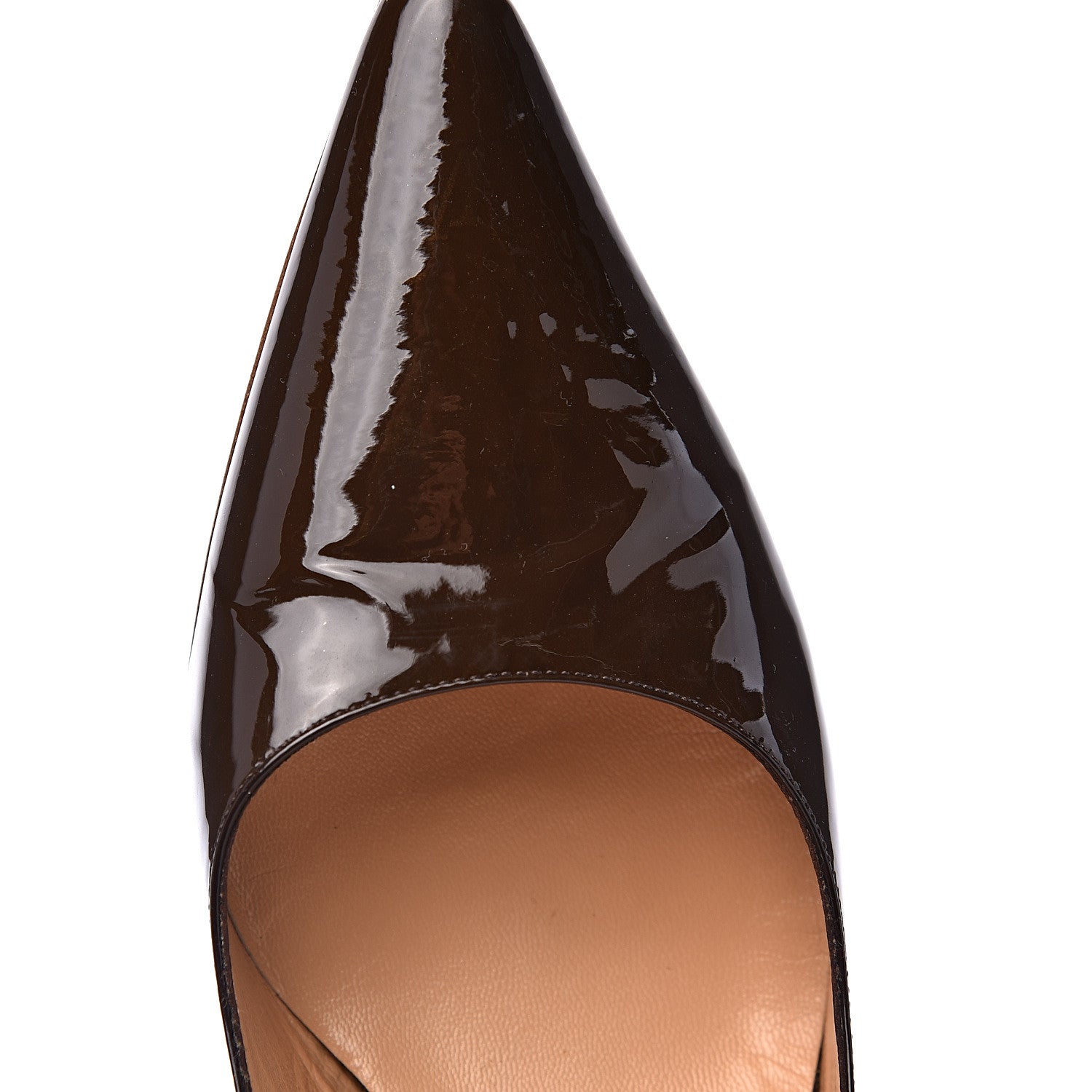 Louis Vuitton Patent Gina Pumps 39 Brown 11 of 11
