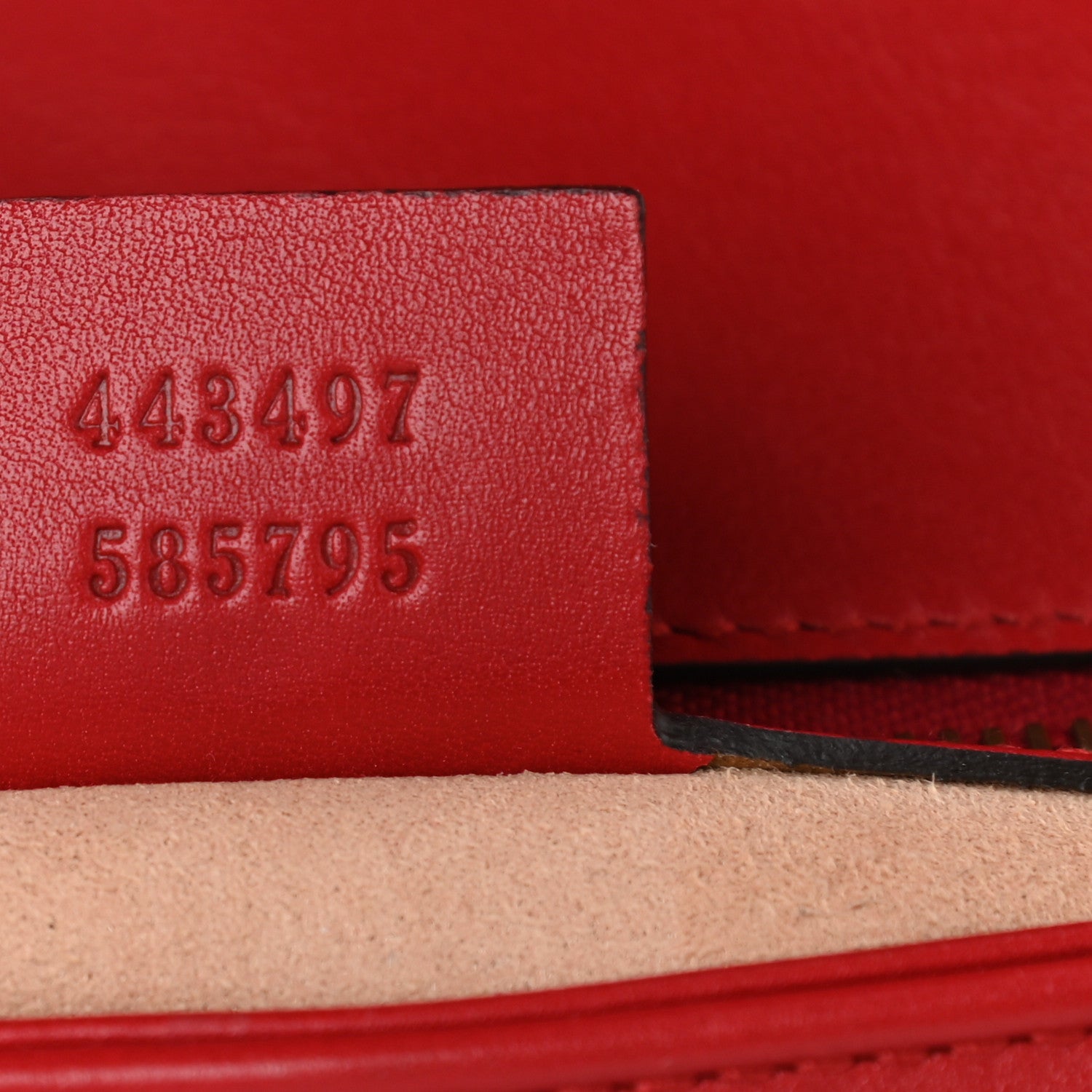 Gucci Calfskin Matelasse Small GG Marmont Shoulder Bag Hibiscus Red 7 of 9