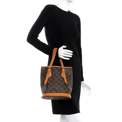Louis Vuitton Monogram Petit Bucket 23 2 of 12