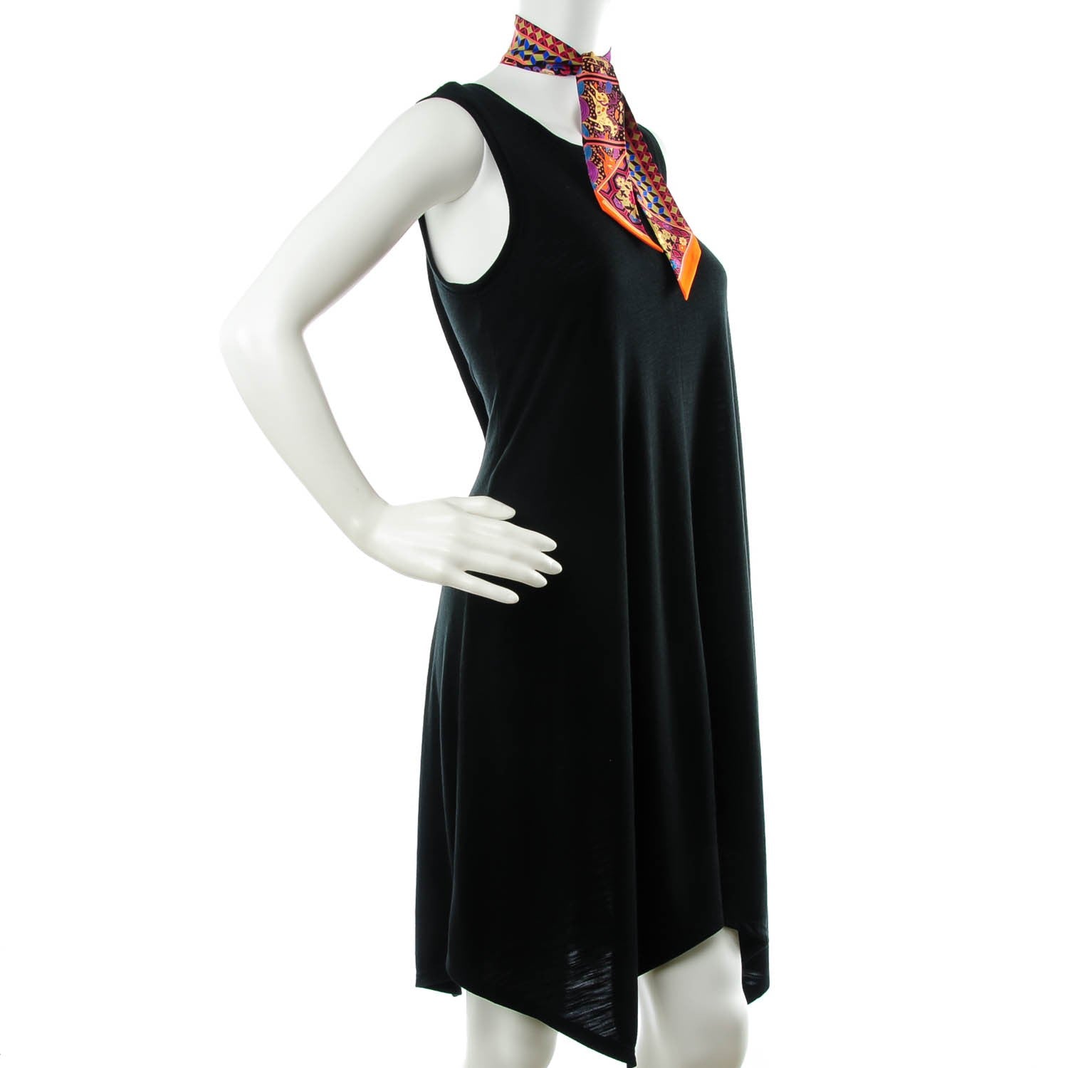 Hermes Silk Collections Imperiales Twilly Orange Fuchsia Black 2 of 6