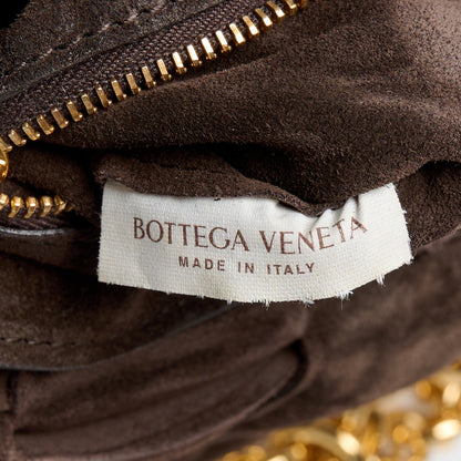 Bottega Veneta Suede Maxi Intrecciato Padded Chain Cassette Crossbody Bag Fondant 7 of 12