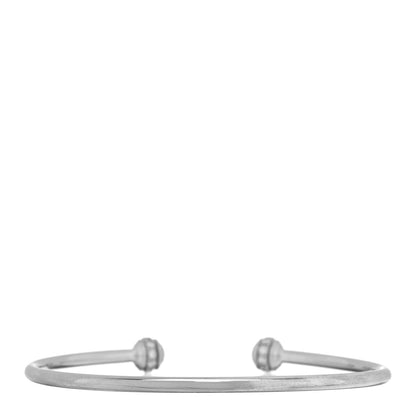 Piaget 18K White Gold Diamond Thin Possession Open Bangle Bracelet 2 of 3