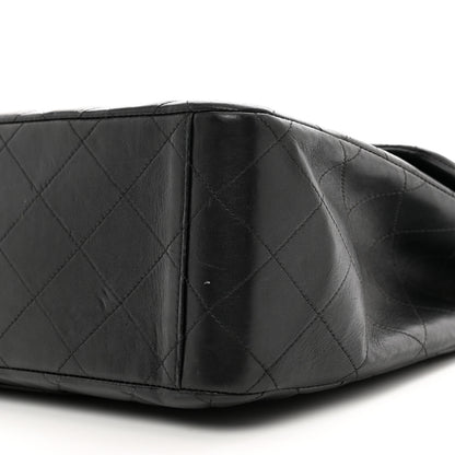 Chanel Lambskin Quilted XL Jumbo Single Flap Black 10 of 16