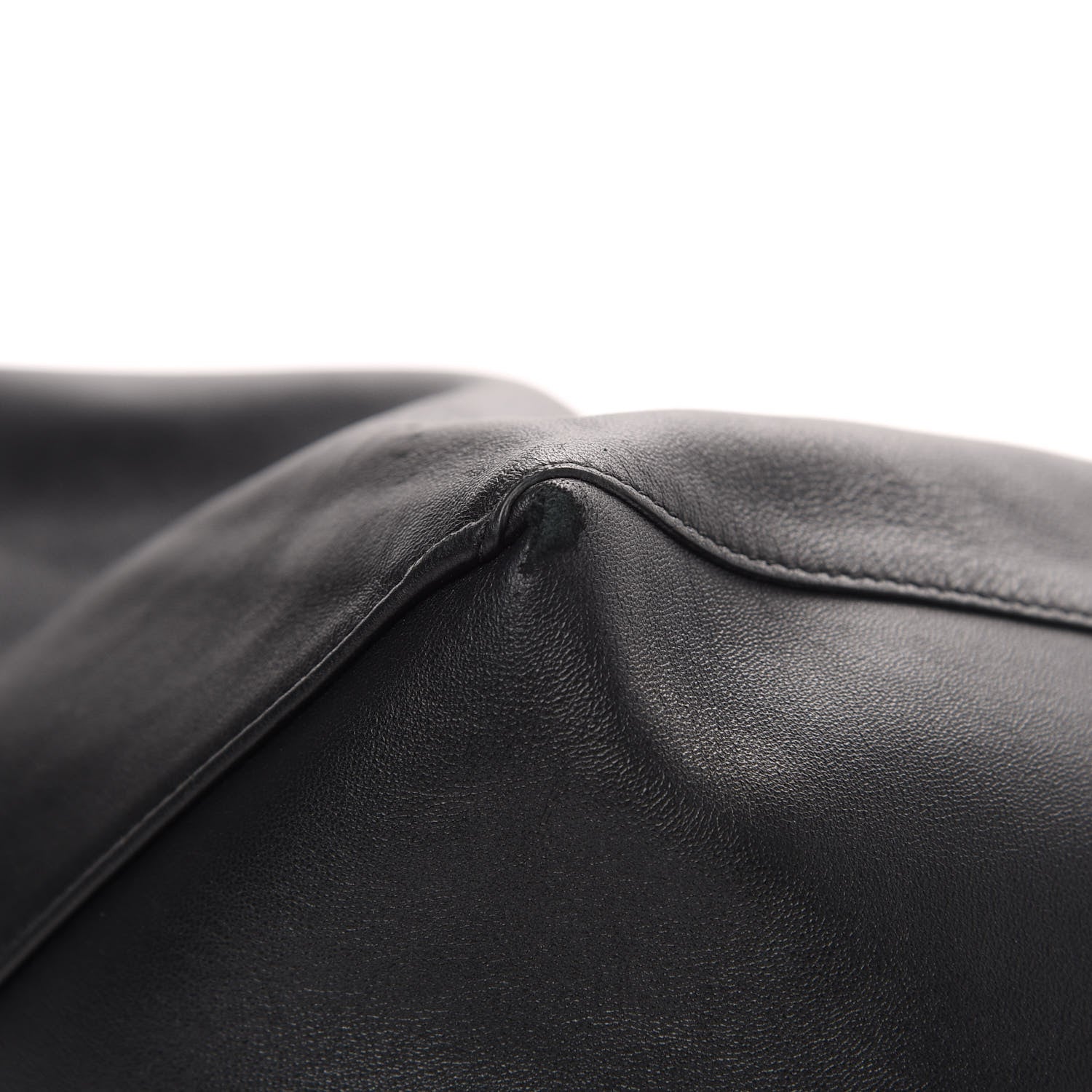 Celine Lambskin Horizontal Cabas Black 11 of 12