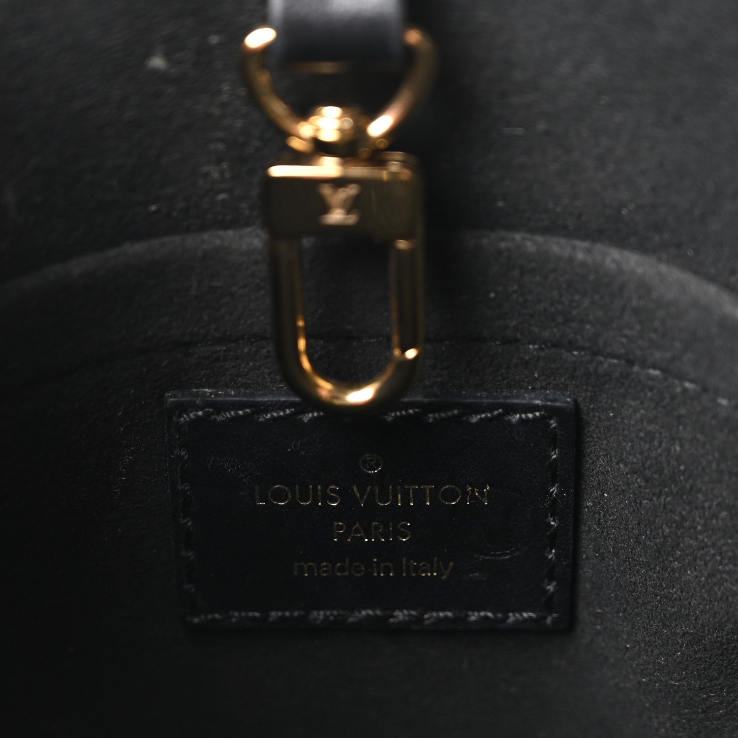 Louis Vuitton Raffia Petit Bucket Black 6 of 12