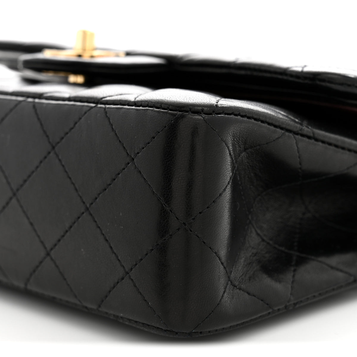 Chanel Lambskin Quilted Small Double Flap Black 10 of 11