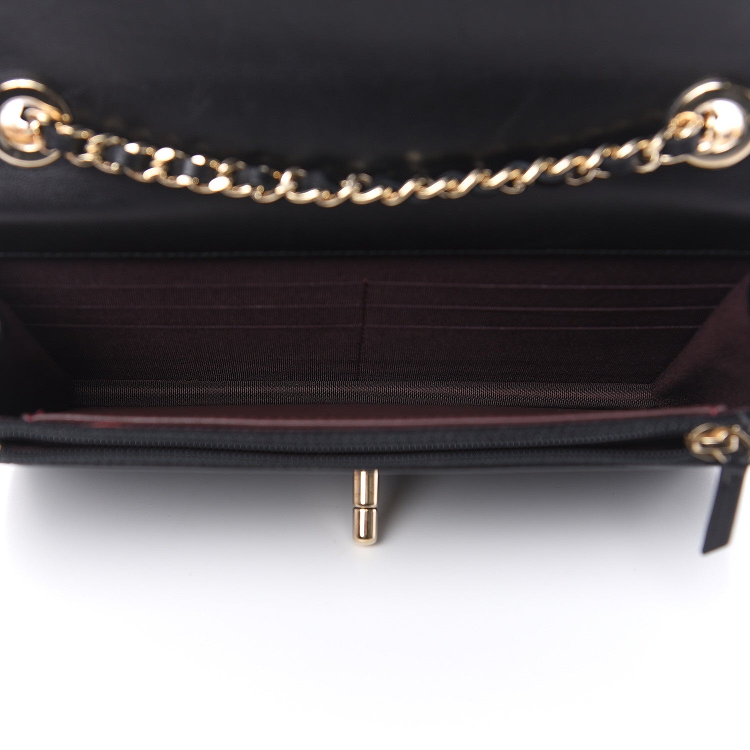 Chanel Lambskin Quilted Trendy CC Wallet On Chain WOC Black 5 of 14