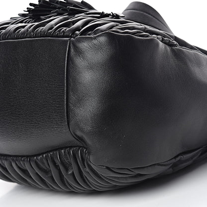 Miu Miu Nappa Matelasse Bucket Bag Black 9 of 9