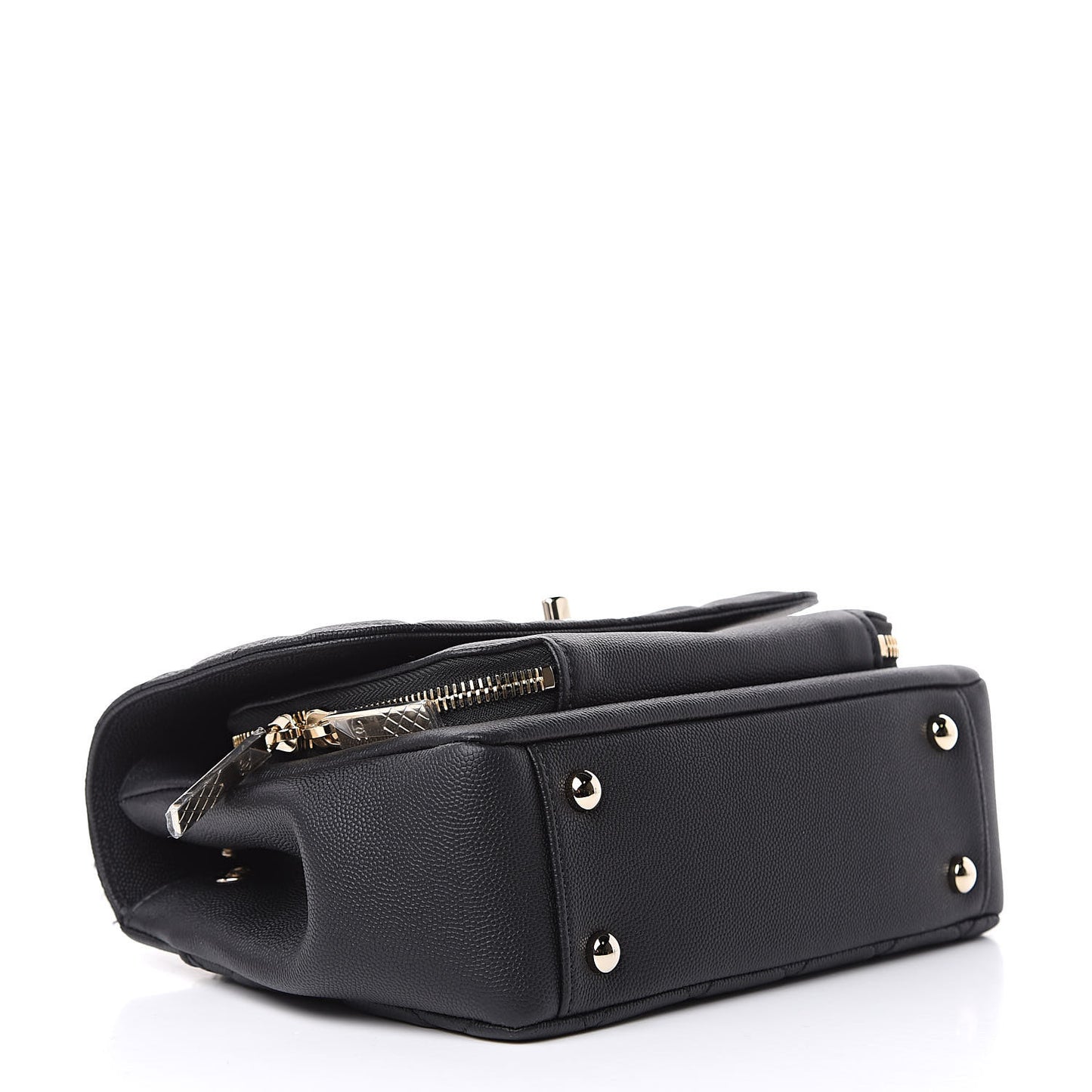 Caviar Quilted Medium Business Affinity Flap Black