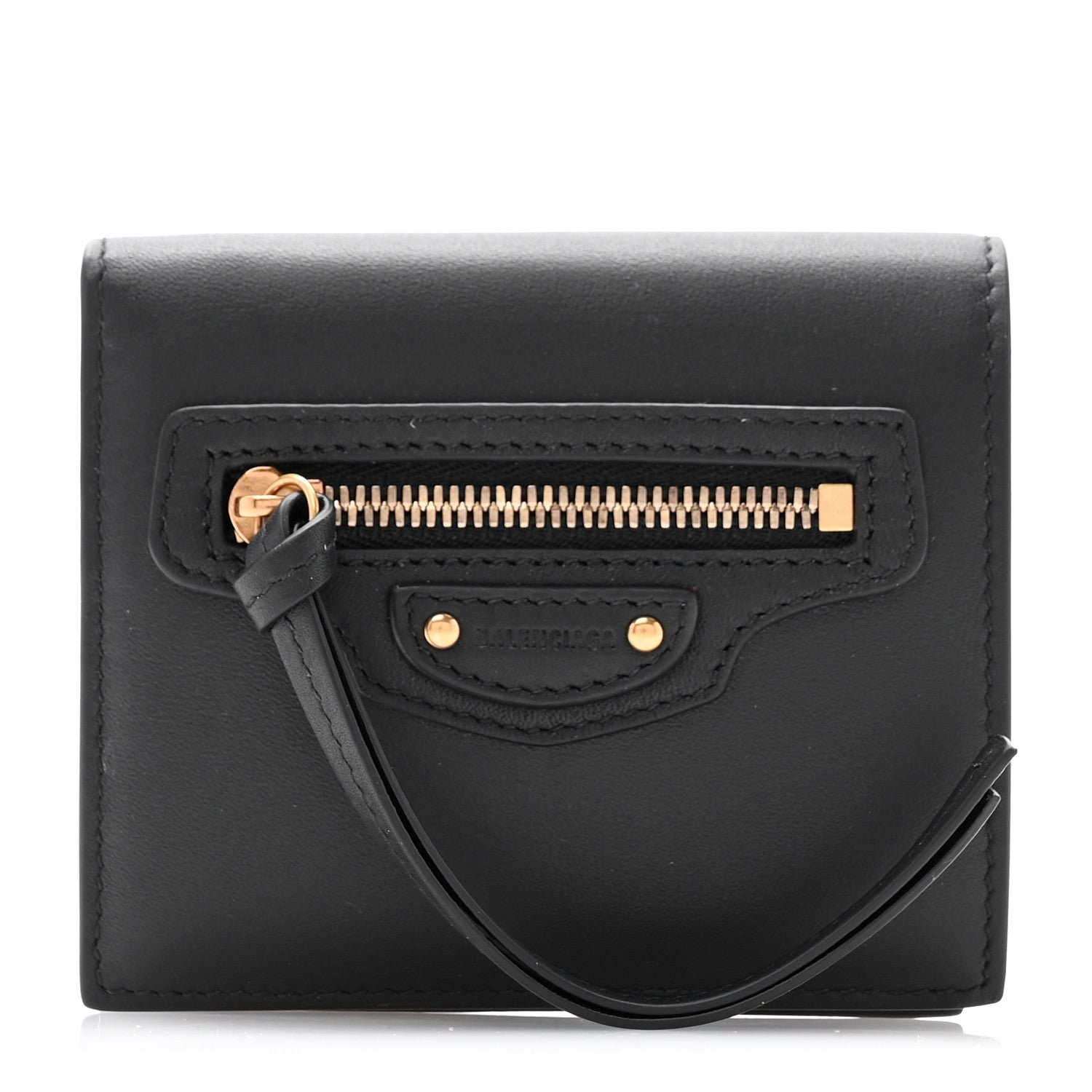 Balenciaga Calfskin Neo Classic Wallet Black 1 of 9