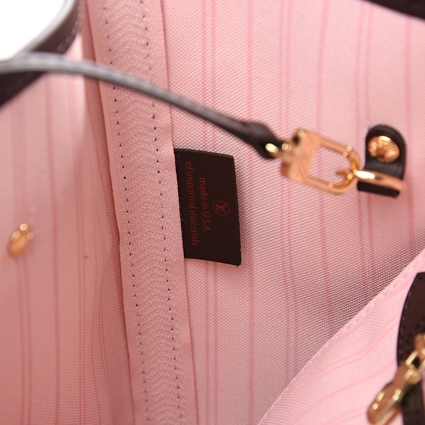 Damier Ebene Neo Neverfull MM Rose Ballerine
