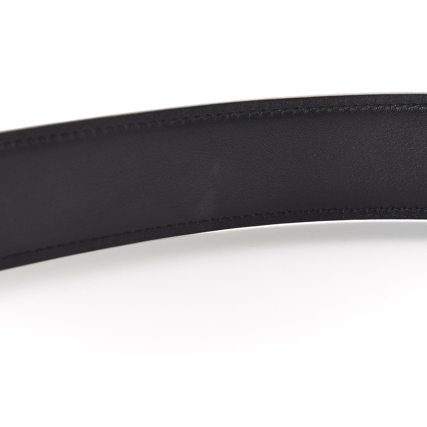 Hermes Box Epsom Strie 32mm H Belt 95 Black Etoupe 9 of 12