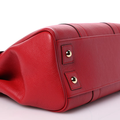 Mulberry Small Classic Grain Bayswater Fiery Red 10 of 11