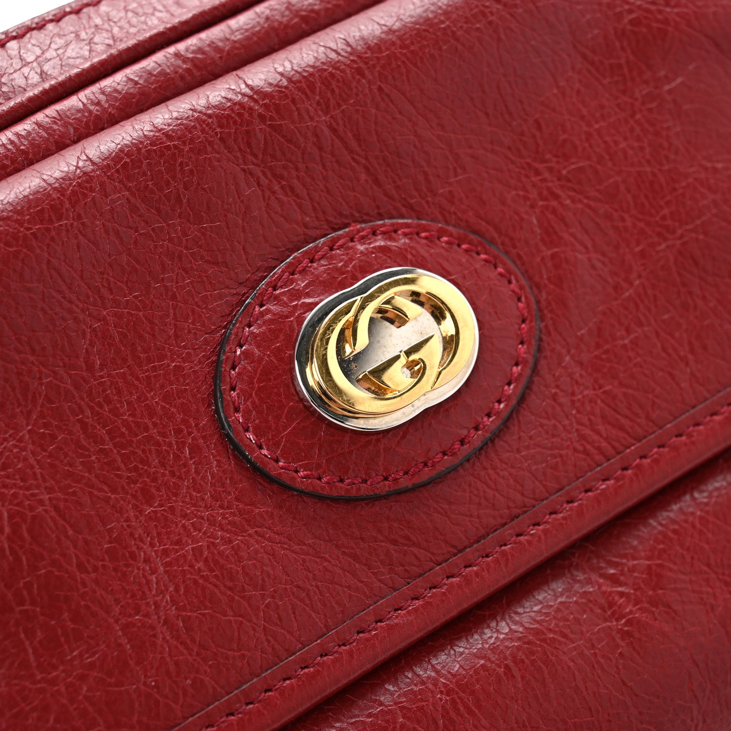 Gucci Fluffy Calfskin Morpheus Belt Bag 100 40 Red 13 of 16