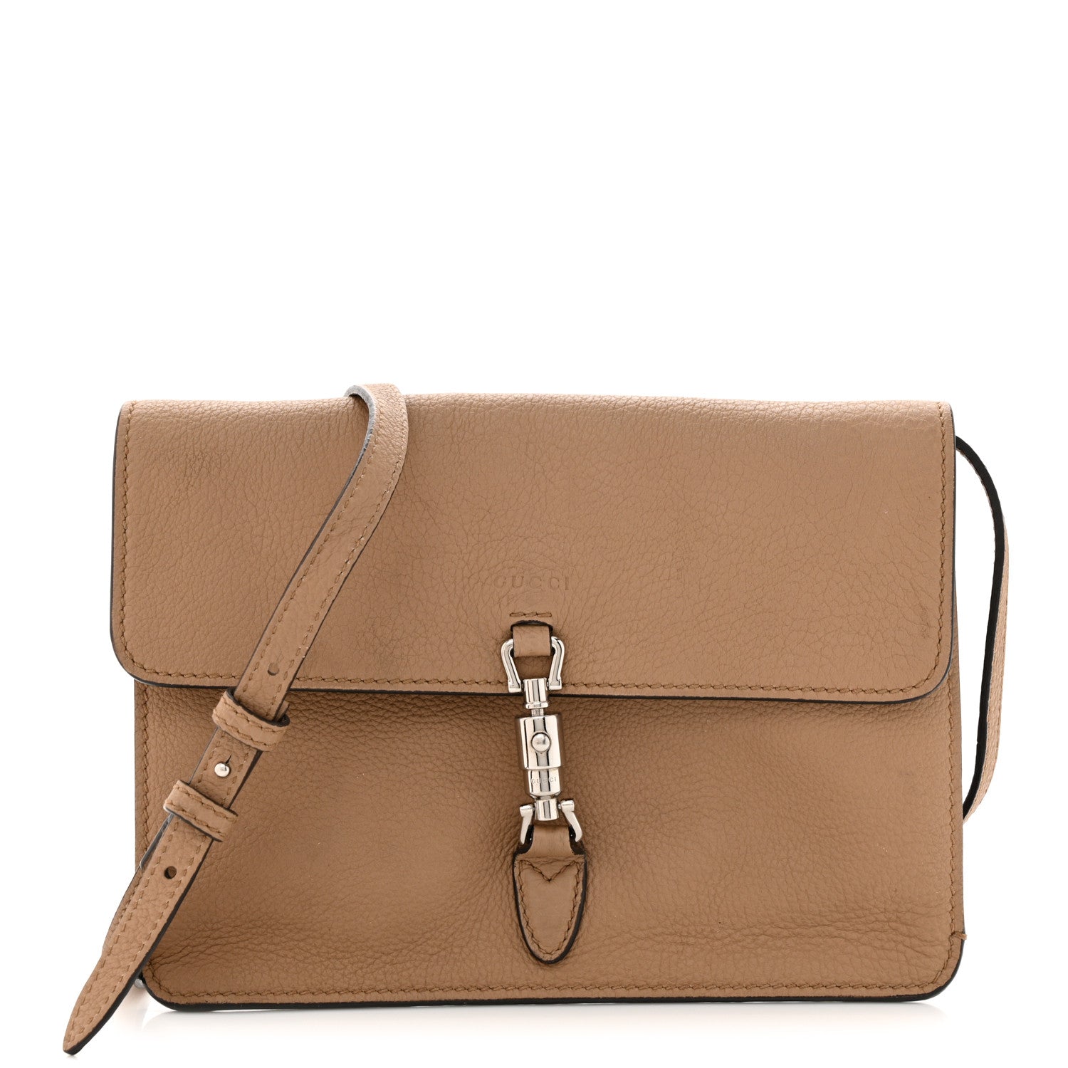 Gucci Grand Prix Calfskin Small Jackie Shoulder Bag Classic Camel 1 of 10