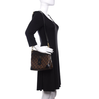Louis Vuitton Monogram Odeon PM Black 2 of 10