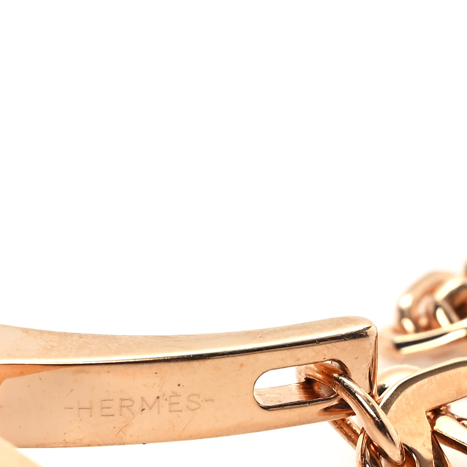 Hermes Permabrass Filou Glove Clip Rose Gold 3 of 5