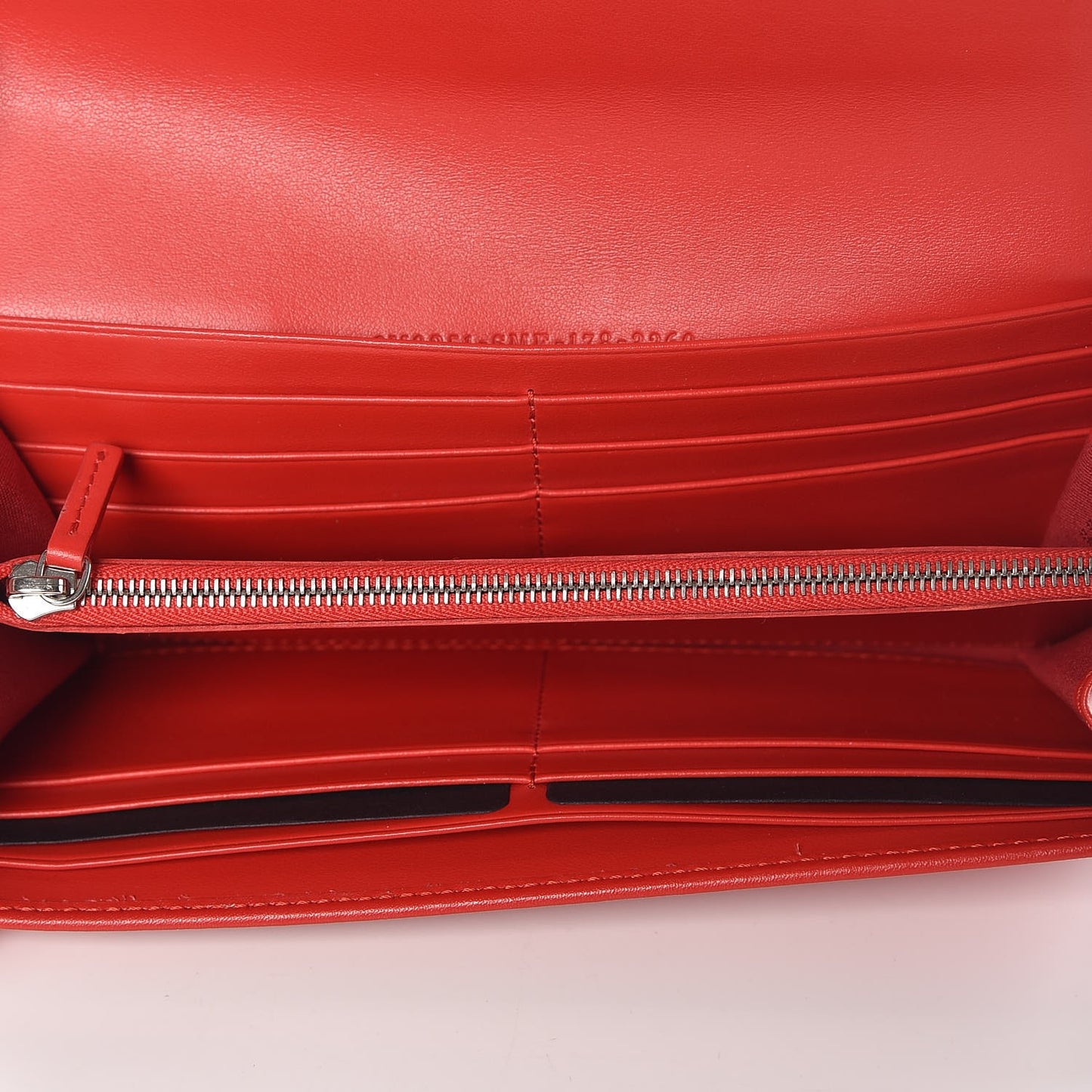 Vitello Liberty Century Lucido By The Way Continental Wallet Rosso