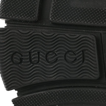 Gucci X SEGA Mesh Suede Calfskin Removable Crystals Womens Flashtrek Sneakers 36.5 Black Silver 7 of 7