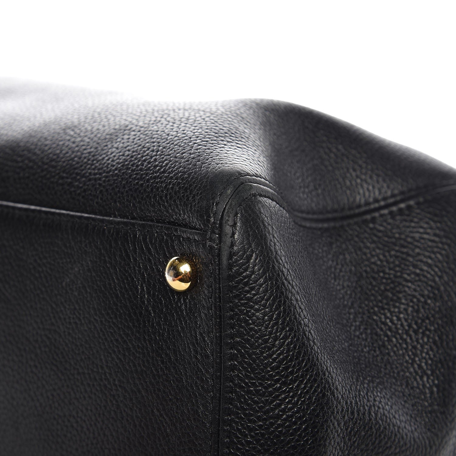 Chanel Calfskin Cerf Executive Shopper Tote Black 17 of 21
