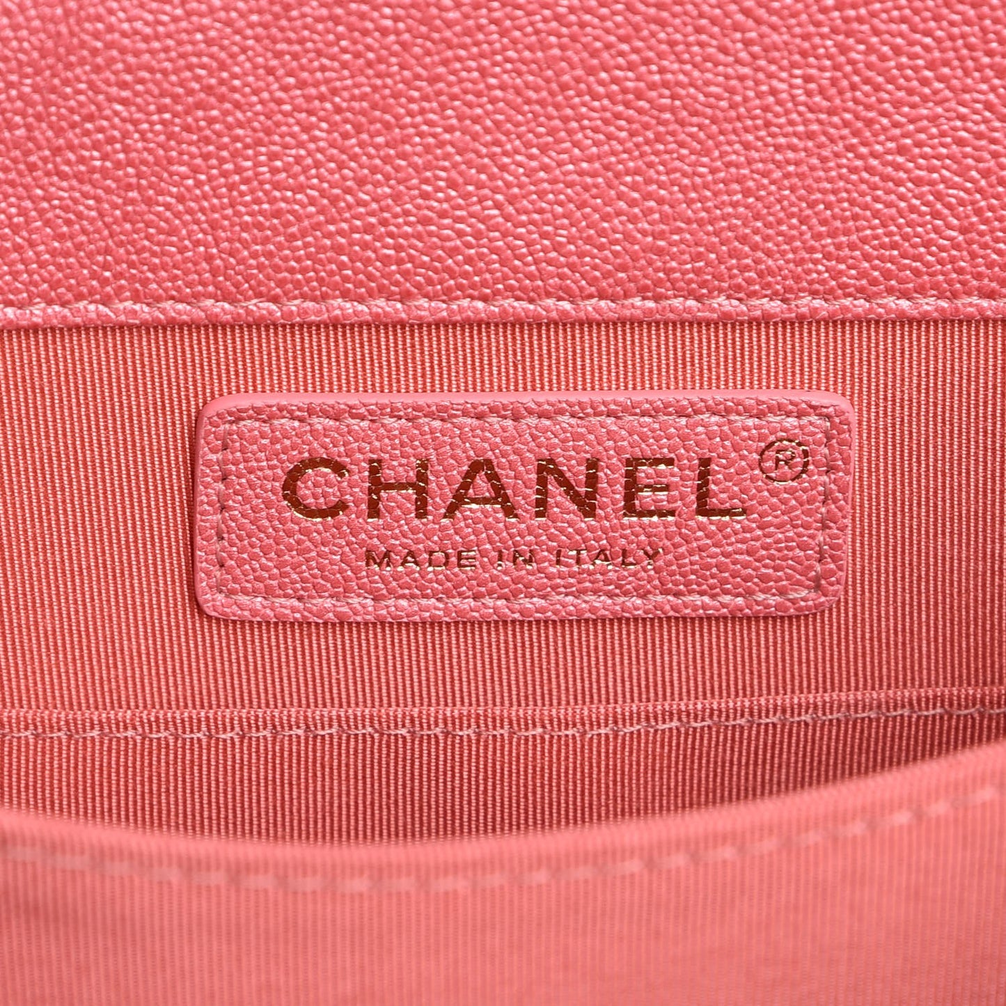 Caviar Quilted North South Boy Flap Pink