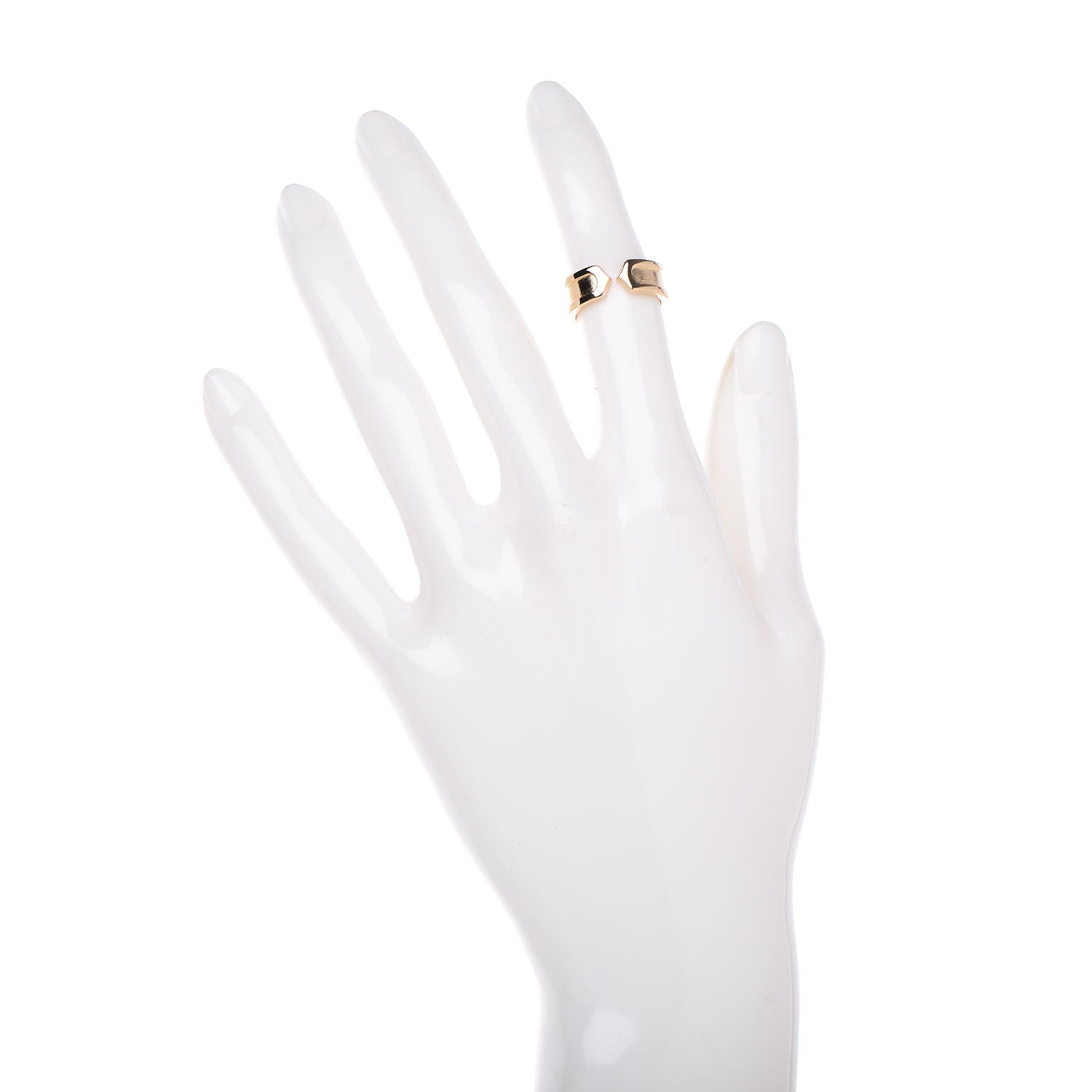 Cartier 18K Yellow Gold 6.5mm C De Ring 47 4 2 of 6