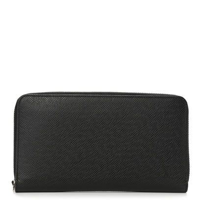 Louis Vuitton Taiga Zippy Organizer Wallet Black 1 of 8